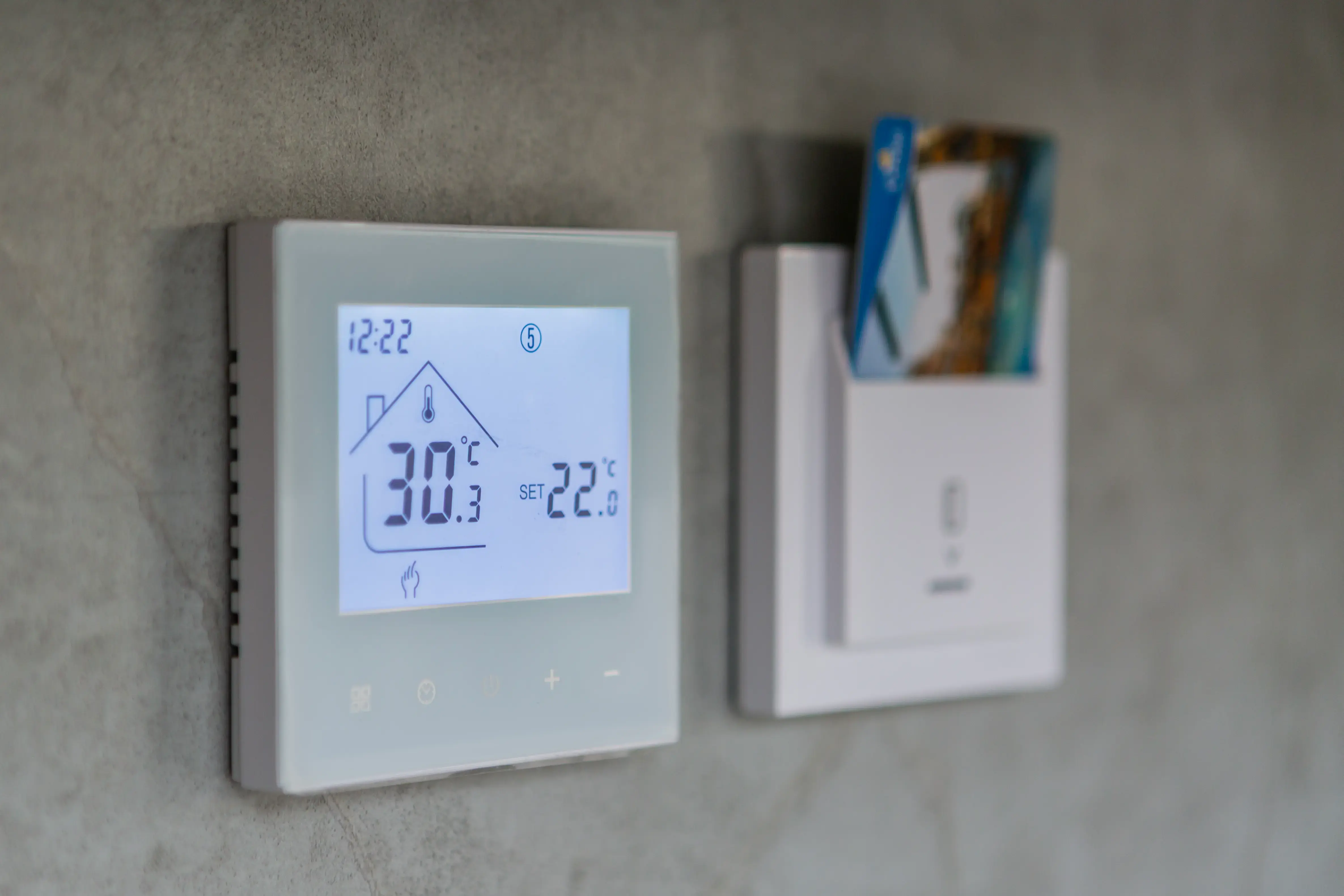 Domo house interior digital thermostat